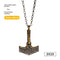 Carved Plateado Inlaid Copper Vintage Plateado Necklace Pendant Plateado O Chain