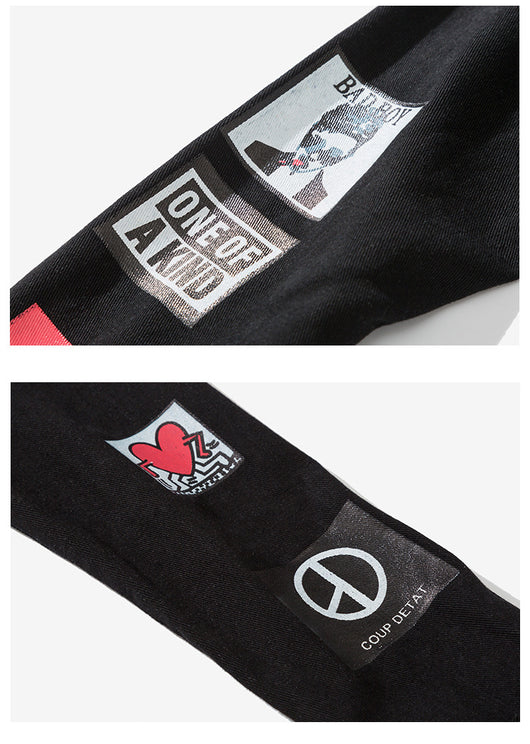Chaqueta de Mezclilla Suelta con Estampado para Hombre - Image 13