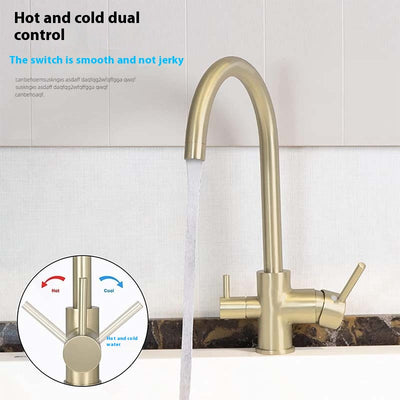 Grifo Purificador de Agua Fría y Caliente para Cocina y Lavado de Verduras - Image 13