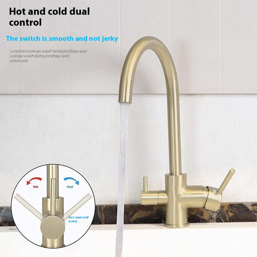 Grifo Purificador de Agua Fría y Caliente para Cocina y Lavado de Verduras - Image 13