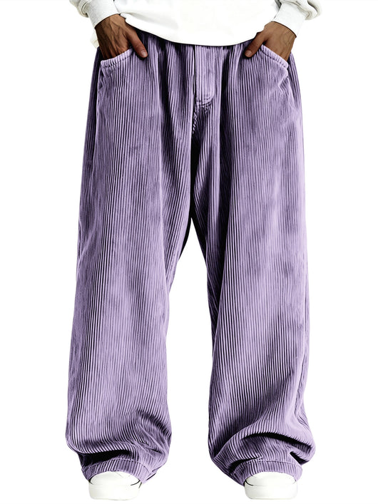 Pantalones de Buzo Corduroy Casual para Hombre con Bolsillos - Image 25