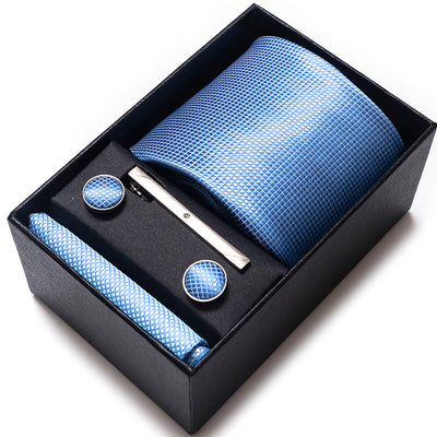Corbata Jacquard Profesional Tejida en Trama para Negocios - Image 39