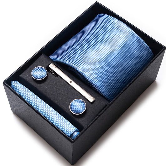 Corbata Jacquard Profesional Tejida en Trama para Negocios - Image 39