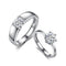 Platinum Diamond Ring Moissanite Ring D Color 1 Carat Open 18-Style