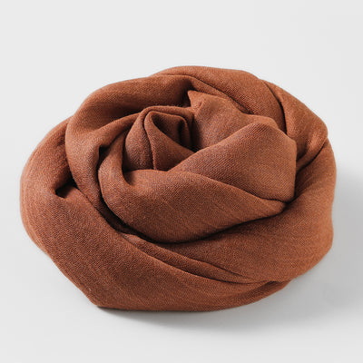 Pañuelo Artístico de Algodón y Lino - Colores Sólidos Elegantes - Image 33