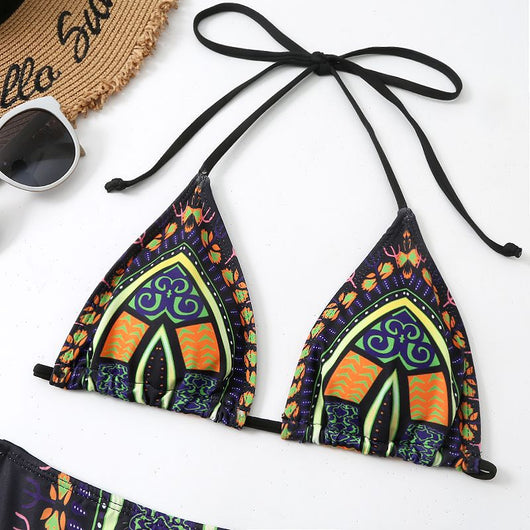 Bikini Floral de Cintura Alta para Mujer - Image 14
