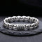 Sterling Plateado Pig Nose Bracelet Thick Type Personality 20cm