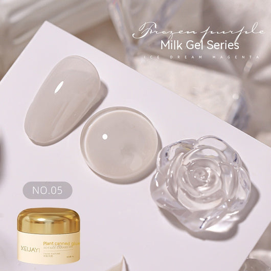Esmalte UV Gelatina Láctea Color Sólido Efecto Hielo Verano - Image 10