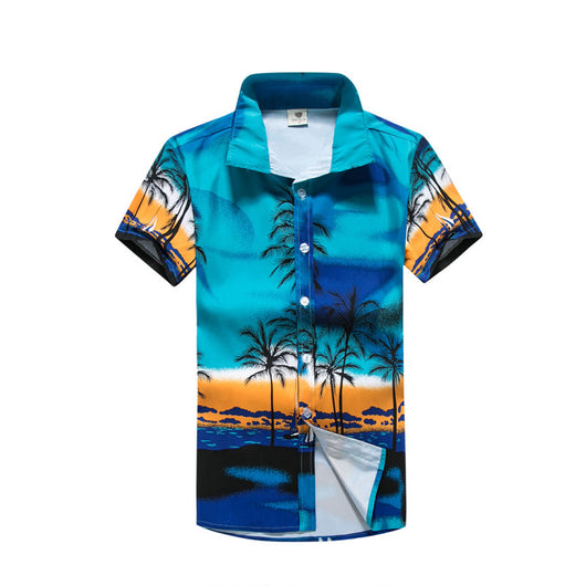 Camisa Casual Estampada de Solapa para Hombre y Mujer - Image 4
