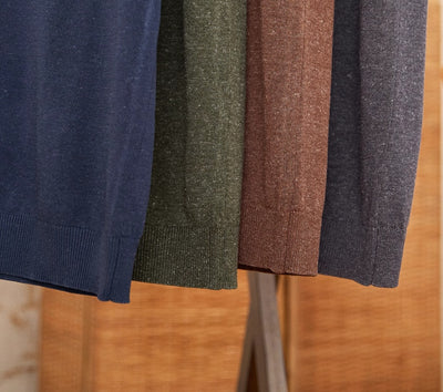Suéter de Lino Mezclado Estilo Old Money para Hombre - Image 10