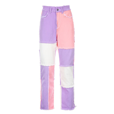 Jeans Slim Ajustados de Talle Alto con Contraste Moderno - Image 9