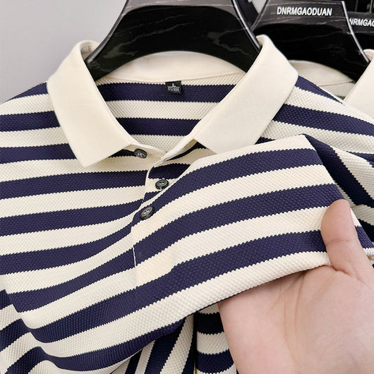 Saco Ejecutivo con Rayas Jacquard Transpirable y Absorbe Humedad - Image 7