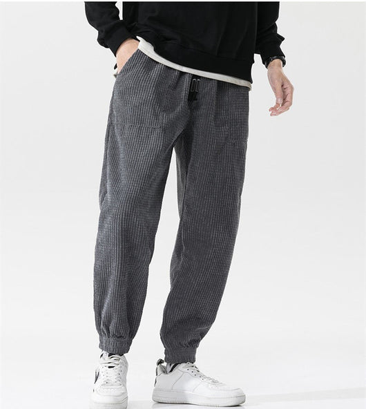 Pantalones Casuales Sueltos Estilo Hong Kong para Hombre - Image 9