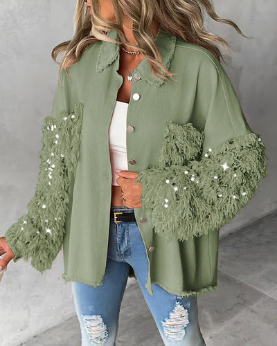 Blusa de Hombros Descubiertos con Patrón Serpentina para Mujer - Image 25