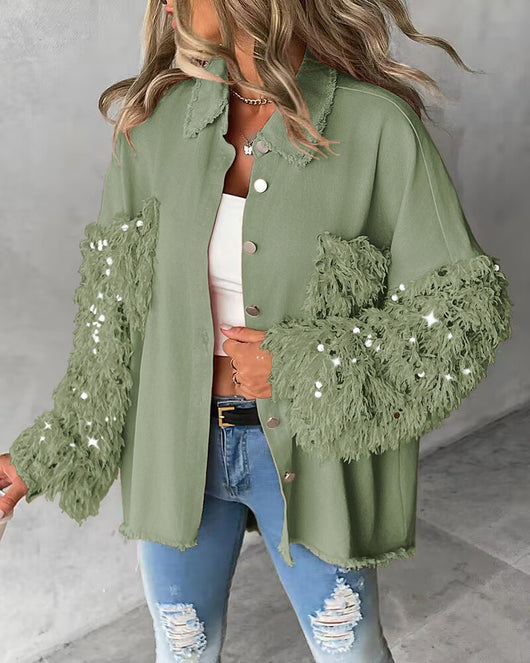 Blusa de Hombros Descubiertos con Patrón Serpentina para Mujer - Image 25