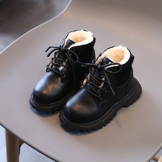 Botas Martin para Niños y Niñas - Cuero Algodón Suave