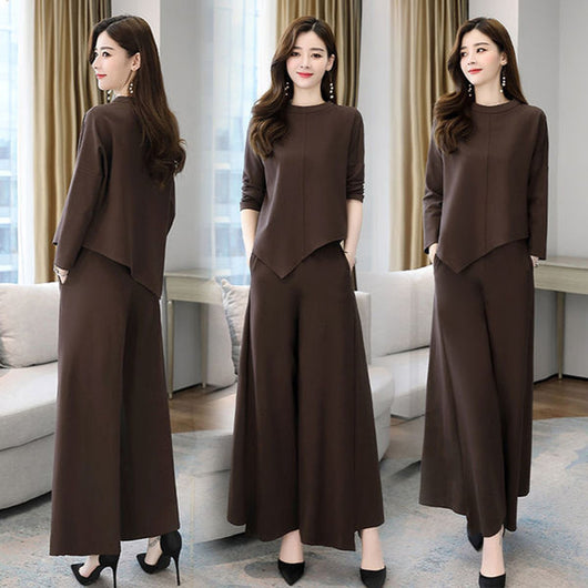 Conjunto de Dos Piezas Efecto Adelgazante Estilo Celebridades