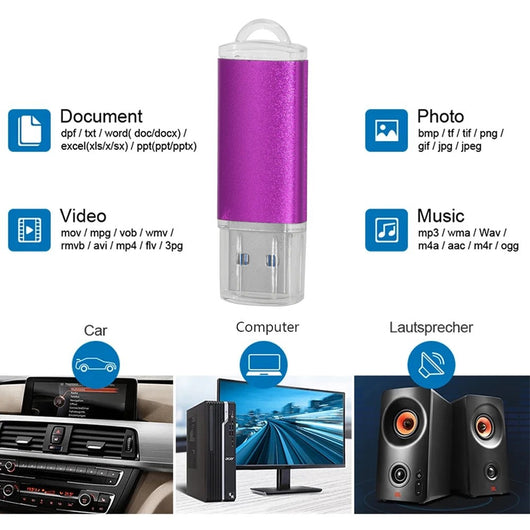 Memoria USB Móvil de Gran Capacidad con Colores Vibrantes - Image 3