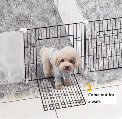 Corral Portátil para Perros Pequeños y Medianos - Jaula de Aislamiento con Puerta - Image 16