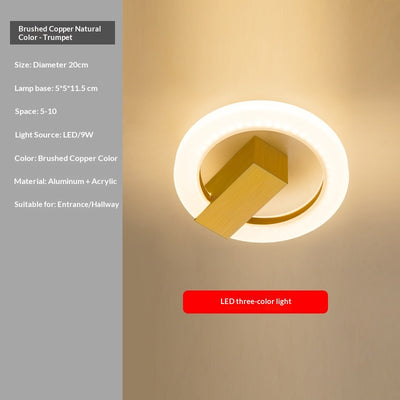 Lámpara de Techo LED Minimalista Nórdica para Recibidor y Entrada - Image 11