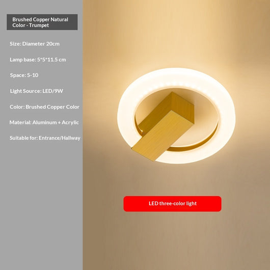 Lámpara de Techo LED Minimalista Nórdica para Recibidor y Entrada - Image 11