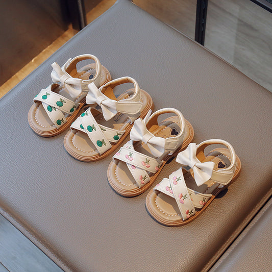 Zapatos Princesa de Moda con Suela Suave y Bordados Delicados