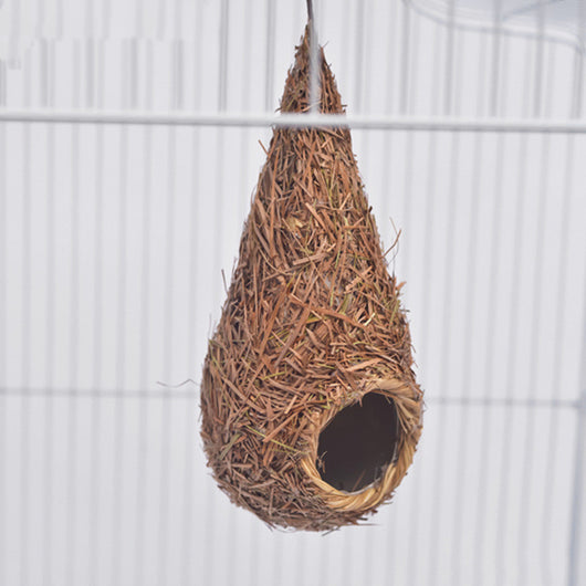 Nido de Paja Natural para Pájaros Pequeños - Jaula Exterior - Image 10
