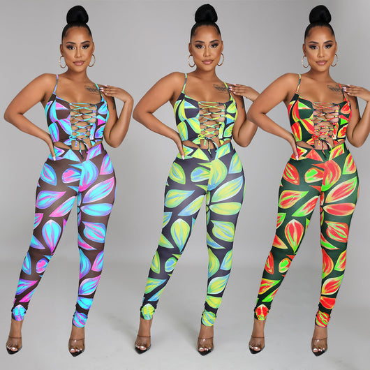 Conjunto de Dos Piezas Estampado Digital para Mujer