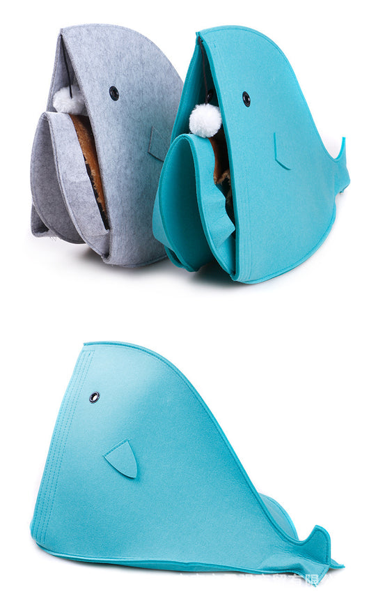 Arenero de Fieltro con Forma de Tiburón para Gatos - Image 10