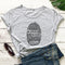 Playera Estampada Cuello Redondo para Mujer