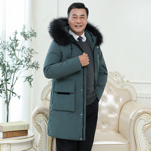 Abrigo Grueso Impermeable para Hombre - Abrigo Largo Térmico de Invierno - Image 5