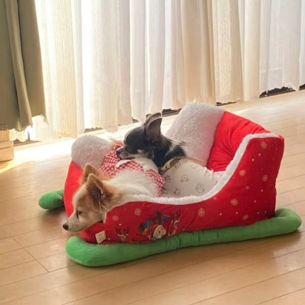 Nido Térmico para Gatos Navideño - Cama Cálida Invierno