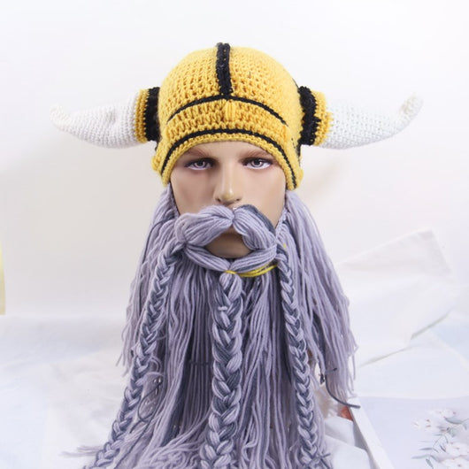 Gorro Tejido con Barba Divertido Wansheng - Image 5