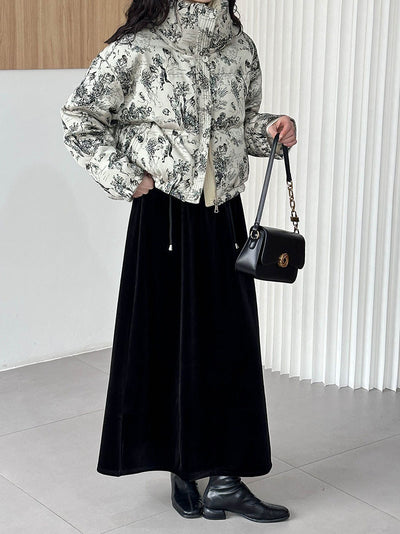 Abrigo Acolchado Suelto de Algodón para Mujer - Estilo Casual - Image 11