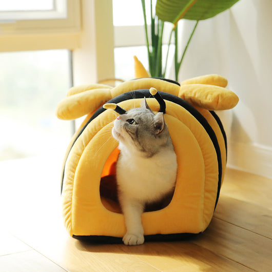 Cama Acogedora Semiencerrada para Mascotas con Efecto Calmante - Image 7