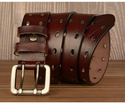 Cinturón de Cuero para Hombre - Diseño Versátil y Resistente - Image 16