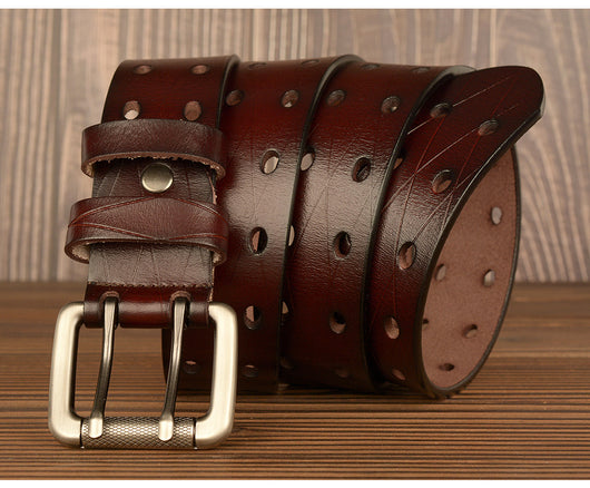 Cinturón de Cuero para Hombre - Diseño Versátil y Resistente - Image 16