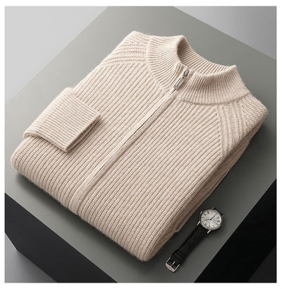 Cardigan Cuello Alto con Cierre Acolchado para Hombre - Image 14