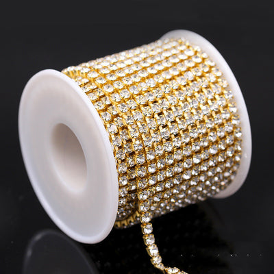 Cadena de Diamantes de Pedrería para Joyería de Disfraz DIY - Image 3