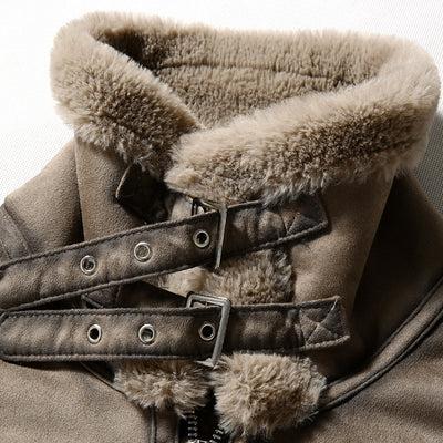 Chaqueta Polar para Hombre con Cuello Tipo Polo y Forro Térmico - Image 5