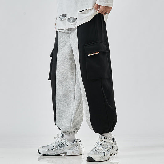 Pantalón Capri Talla Grande con Bolsillos Múltiples y Cordón Ajustable