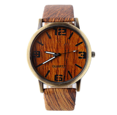 Reloj de Pulsera con Diseño de Veta de Madera - Image 8