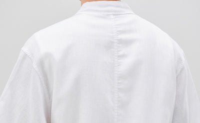 Camisa de Lino Manga Corta para Hombre - Estilo Moderno - Image 15