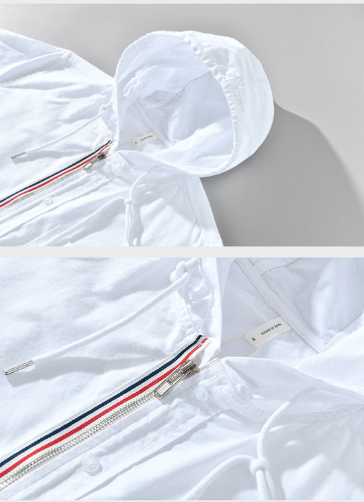 Chamarra Sudadera con Capucha de Algodón - Estilo Casual Americano para Hombre - Image 12