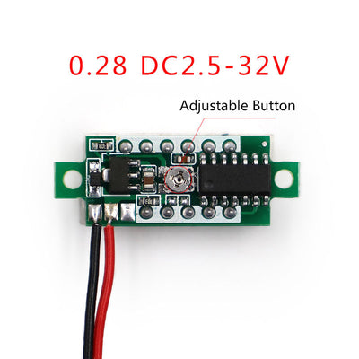 Voltímetro Digital Compacto 0.28" - Medidor DC Ajustable de Alta Precisión - Image 13