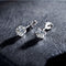 Aretes de Diamante Moissanita 925 Plata 1 Quilate Color D 6 Puntas