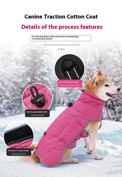 Abrigo Acolchado para Perros Medianos y Grandes - Algodón Térmico Protector - Image 6