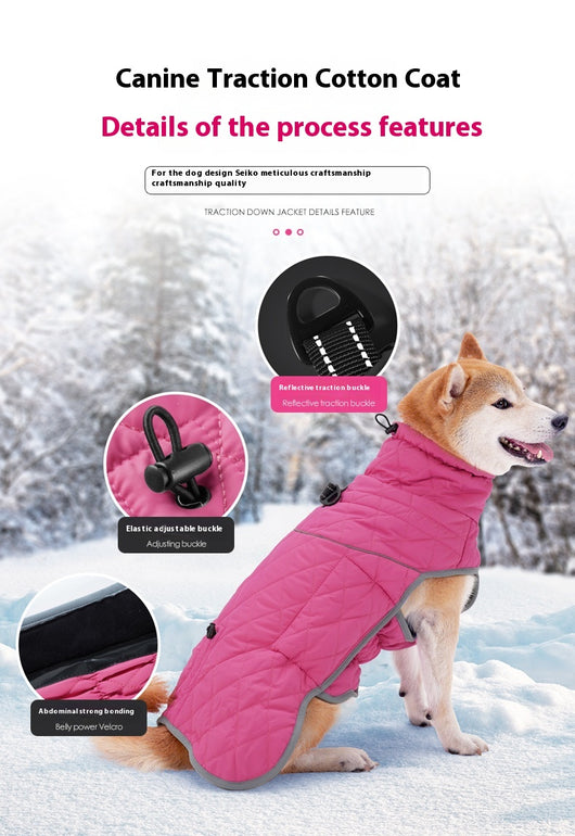 Abrigo Acolchado para Perros Medianos y Grandes - Algodón Térmico Protector - Image 6