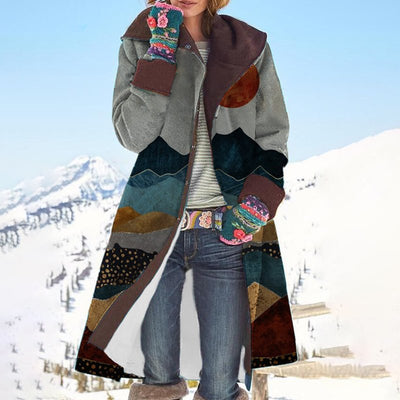 Chaqueta de Lana con Top Estampado de Manga Larga - Image 3