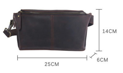 Bolsa de Pecho Cuero Vintage Multifuncional Gran Capacidad - Image 6